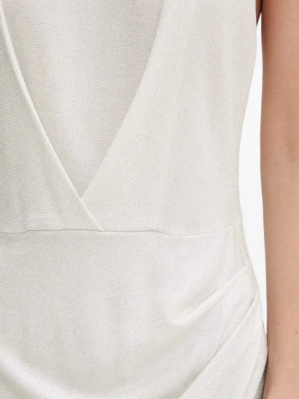IRO halter-neck asymmetric mini dress Wit