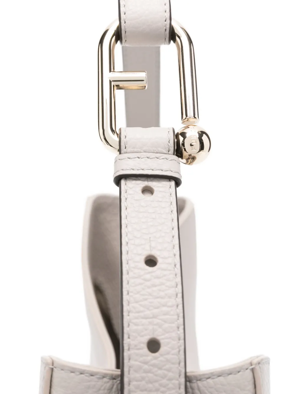 Furla Gewelfde schoudertas Grijs