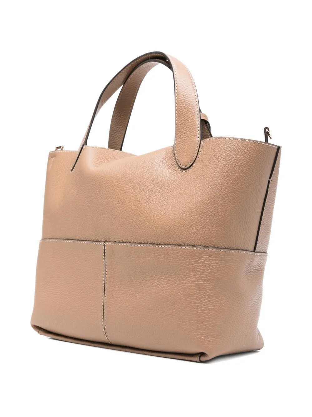 Furla Shopper met bal detail Bruin