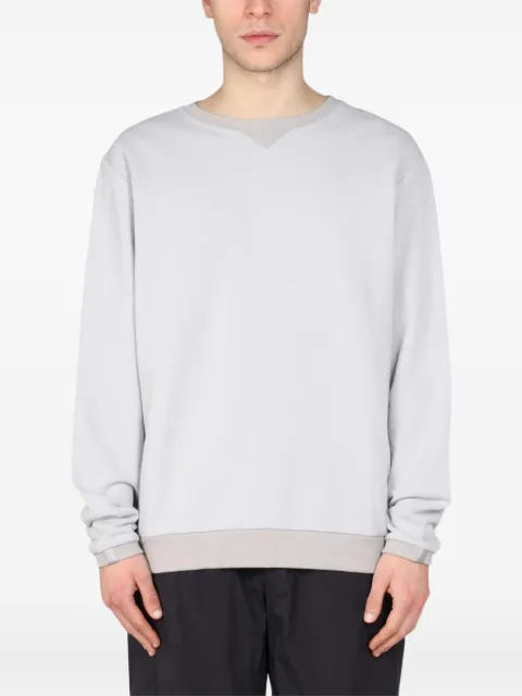 MONOBI sudadera con paneles y cuello redondo