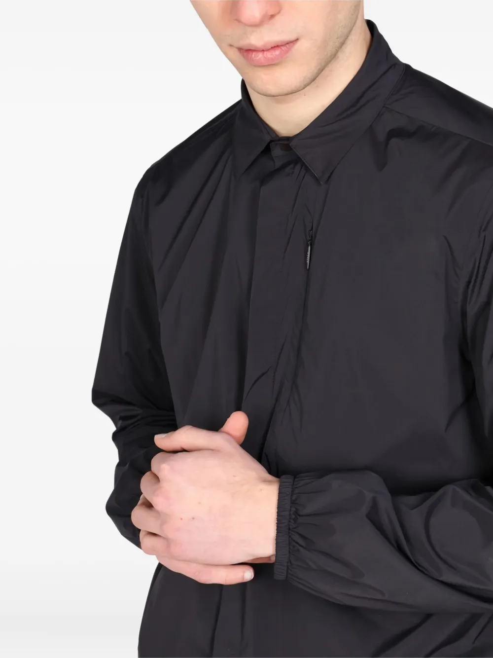 Zip-Pocket Shirt Jacket