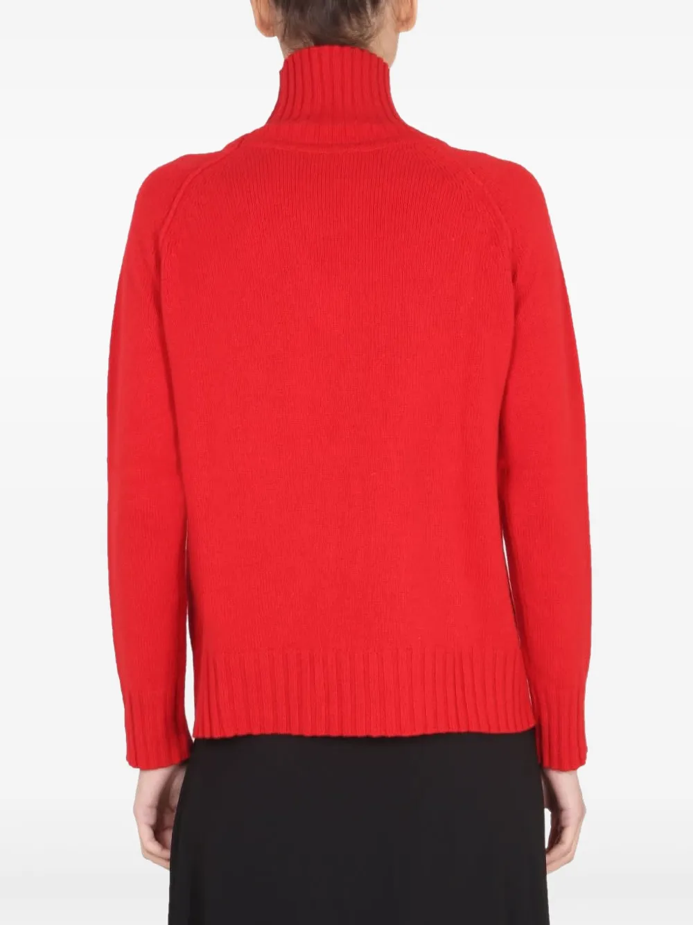  M.s.m. Roll-neck T-shirt - Red 