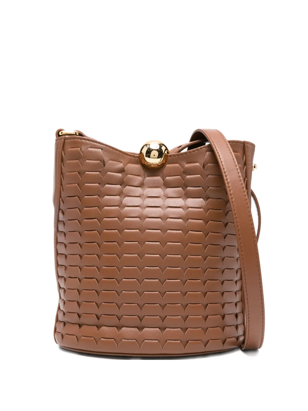 Furla Sfera leren mini bucket-tas Bruin