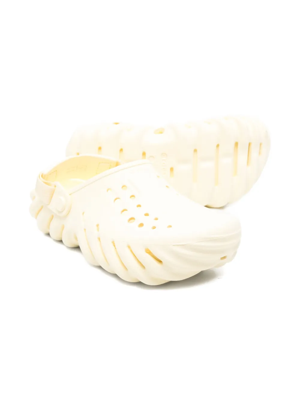 Crocs Kids Echo K back-strap clogs Geel