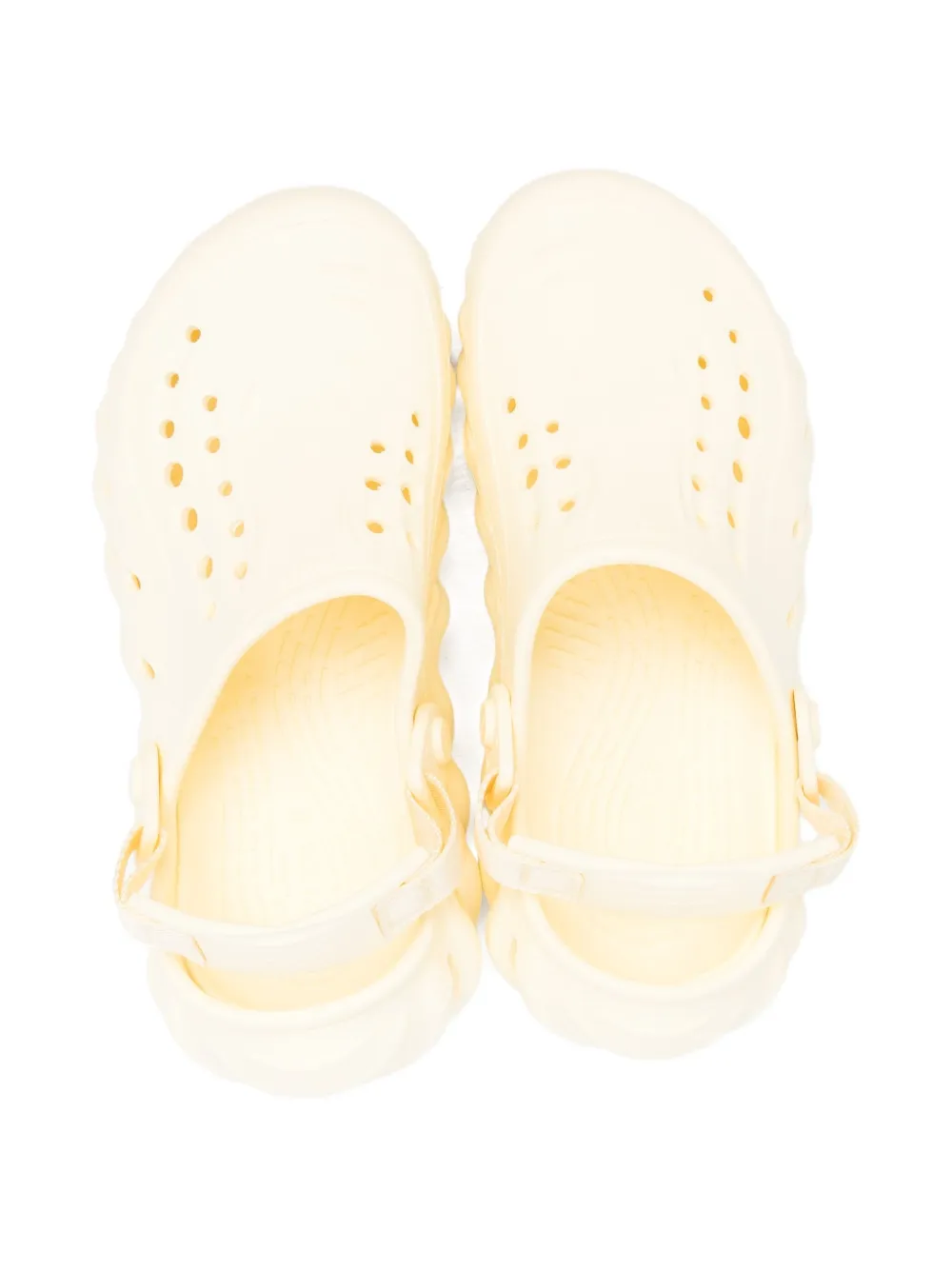 Crocs Kids Echo K back-strap clogs Geel
