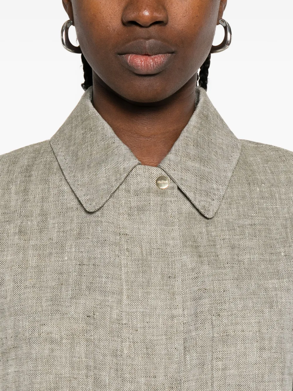 Max Mara Lucas linnen jack Grijs