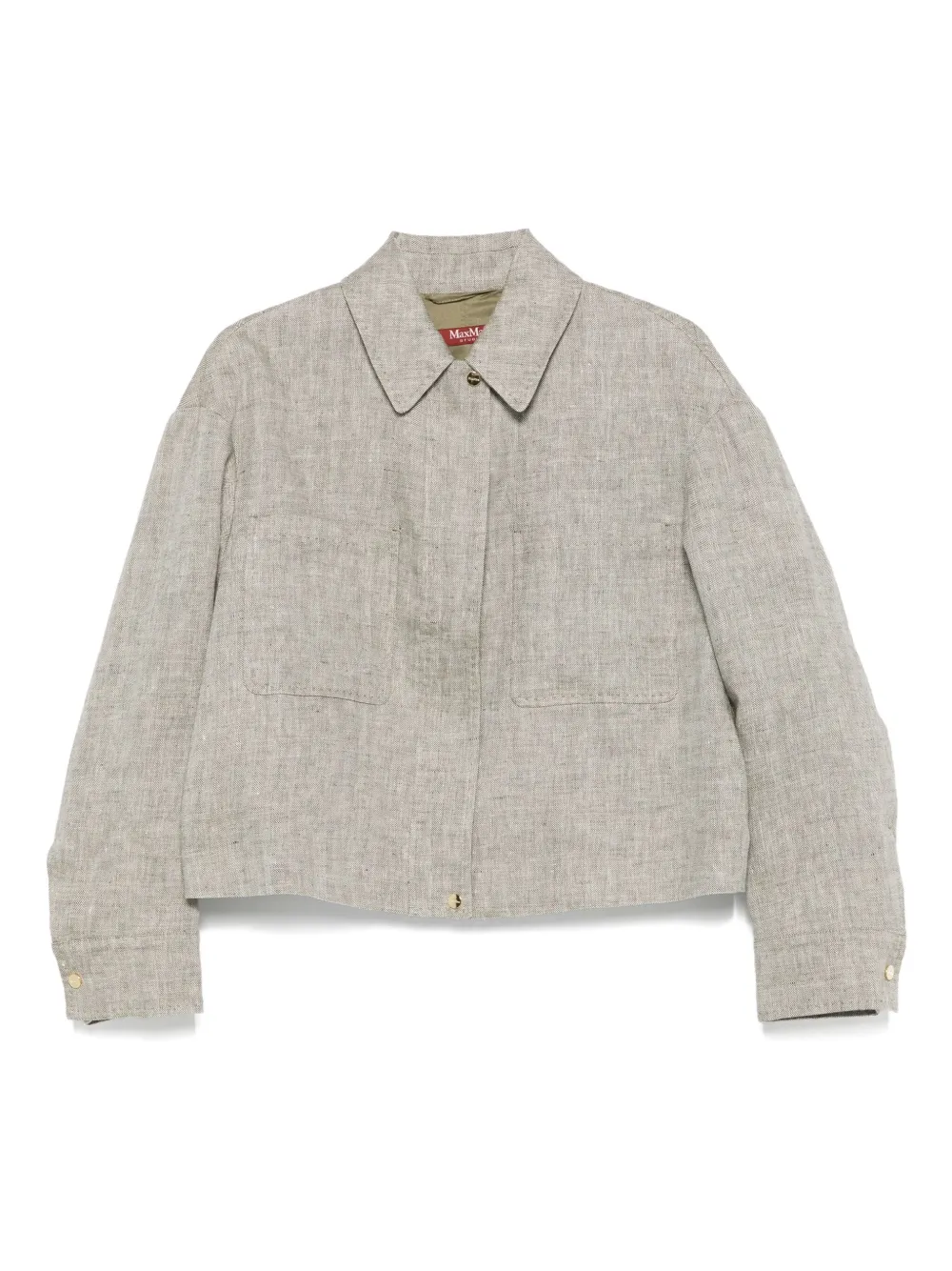 Max Mara Lucas linnen jack Grijs