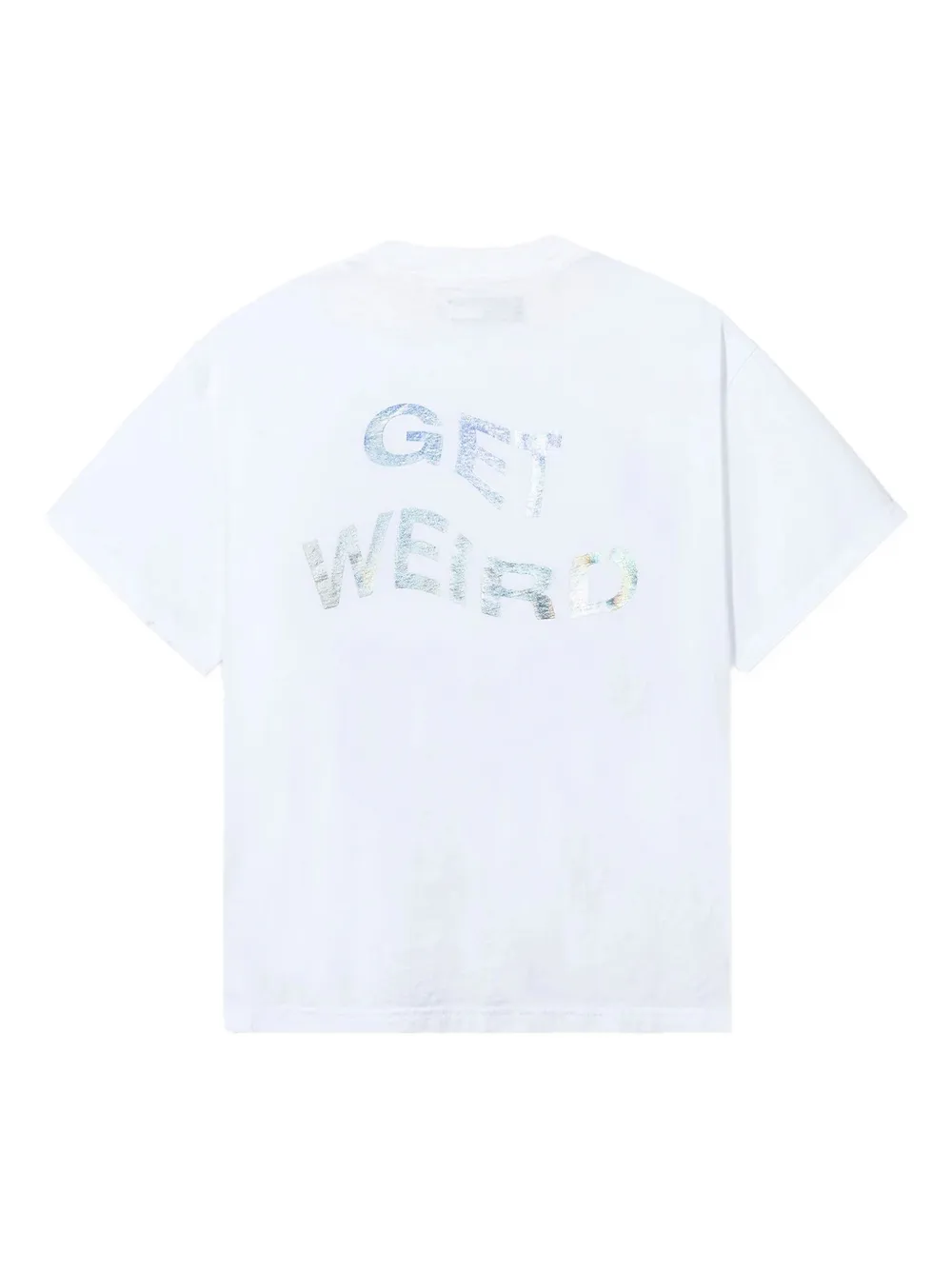 Anti Social Social Club Get Weird Hologram T-shirt - Wit