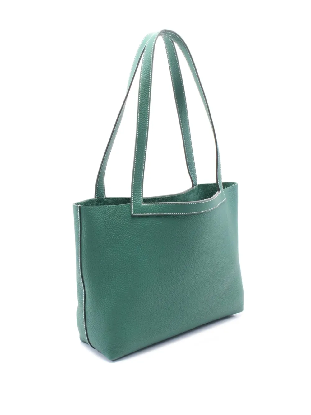 Pre-owned Hermes 2024 Clemence Cabasellier 31 Tote Bag In Green