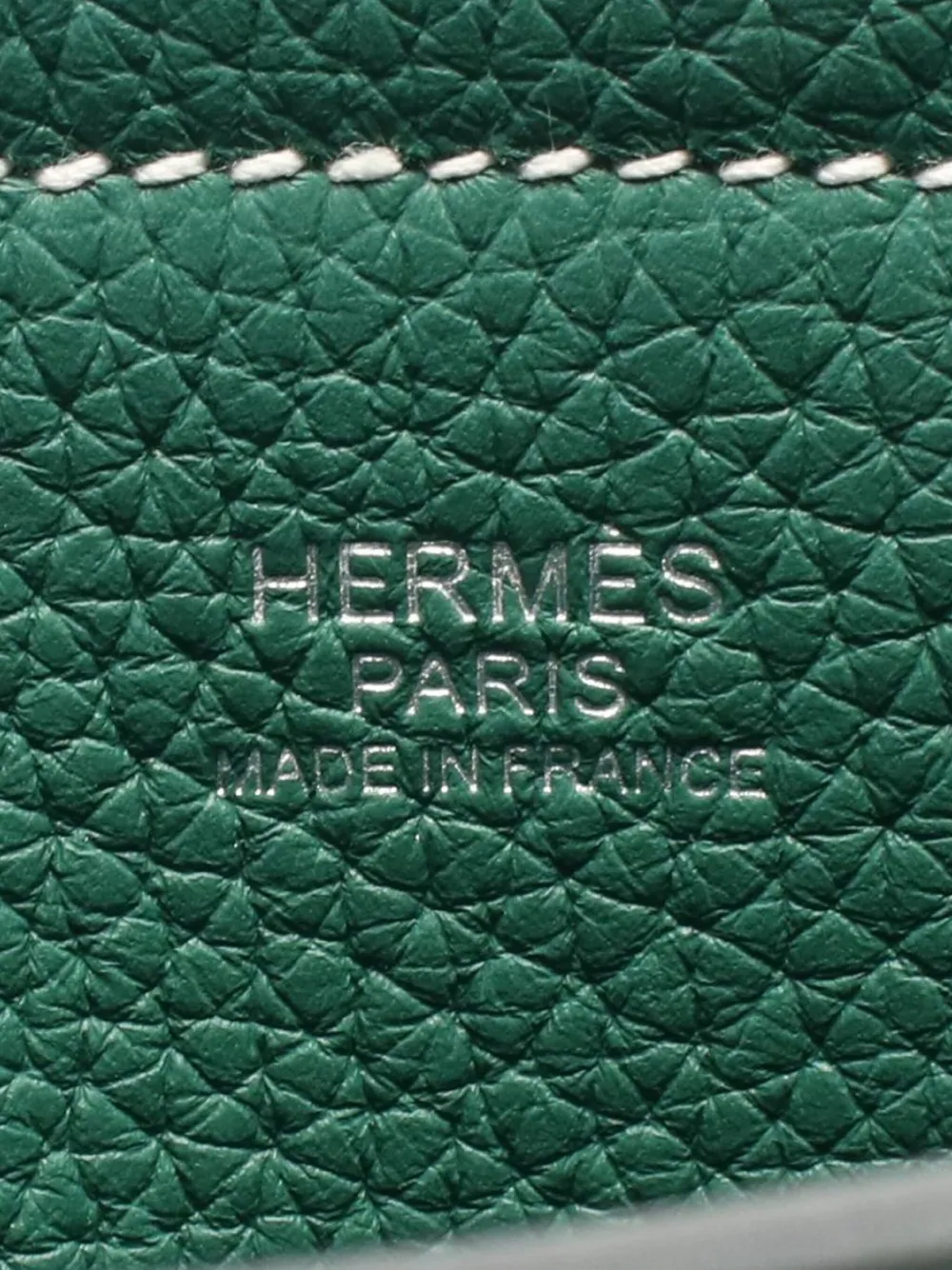 Pre-owned Hermes 2024 Clemence Cabasellier 31 Tote Bag In Green