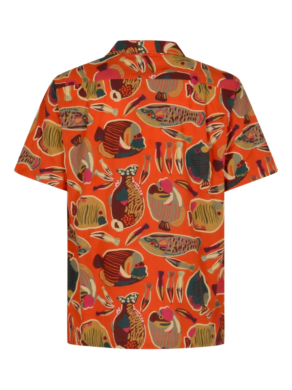 Patagonia Tidal Threads fish-print shirt - Oranje
