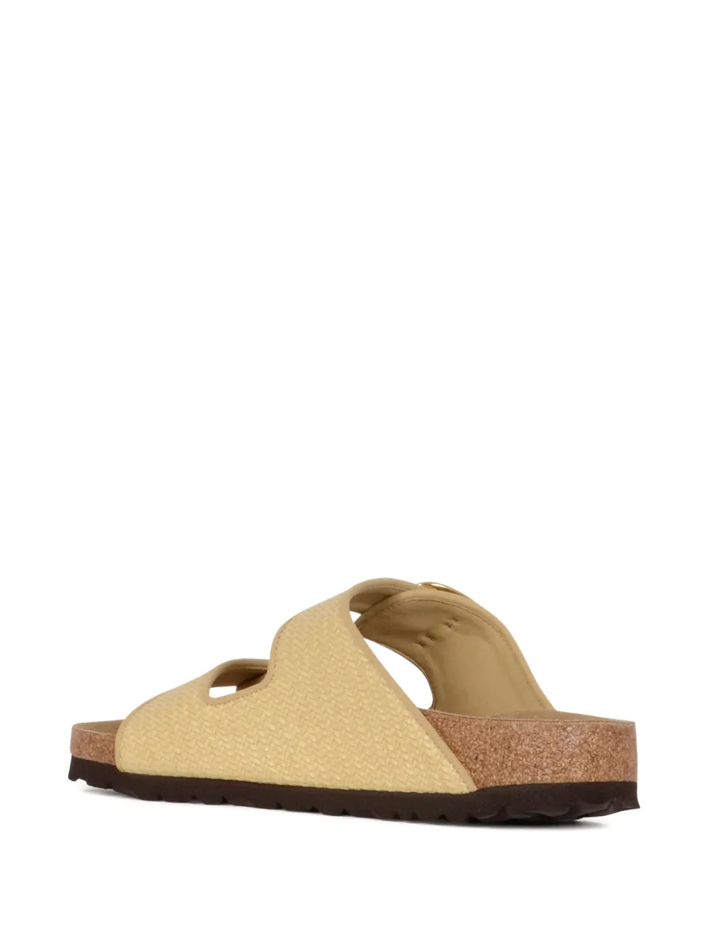 Birkenstock Arizona Big Buckle Raffia sandals Neutrals