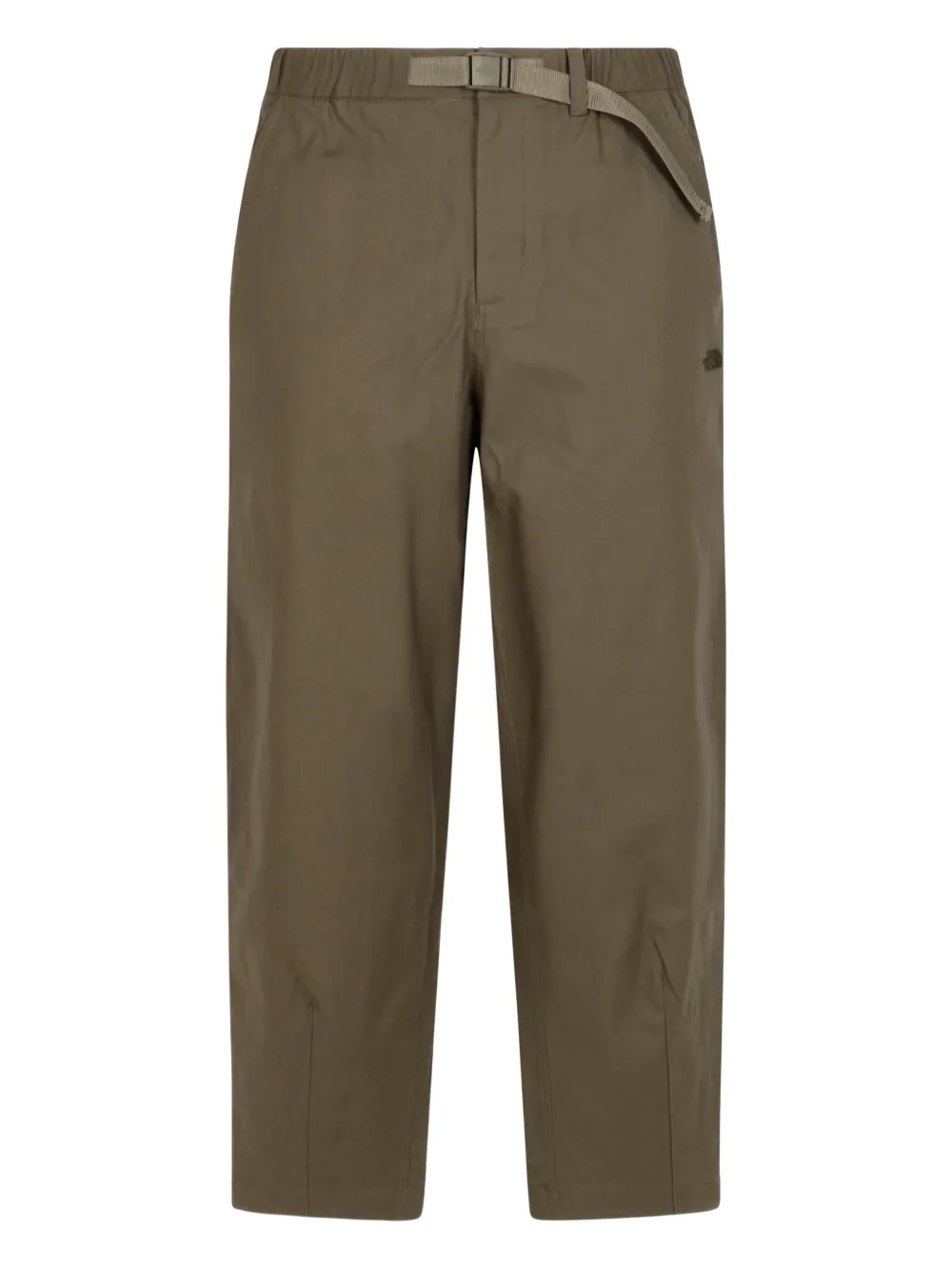 The North Face logo-embroidered elastic-waist trousers | Green | Image 1