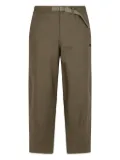 The North Face logo-embroidered elastic-waist trousers - Green