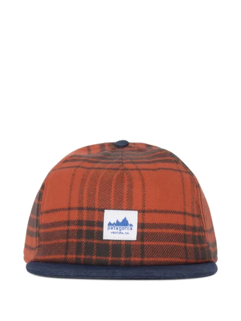 Patagonia Range plaid-pattern denim-peak cap