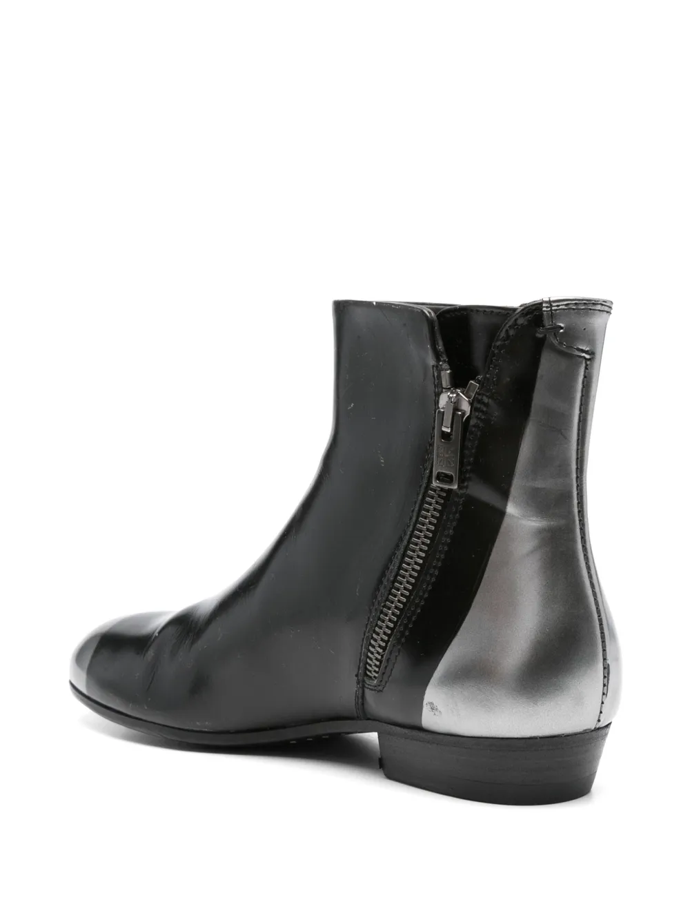 Pantanetti two-tone boots Black