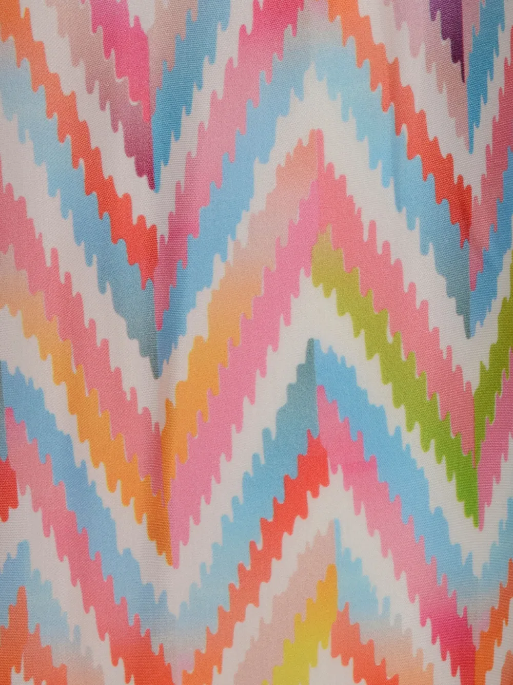 Missoni Palazzo broek met chevron patroon Oranje