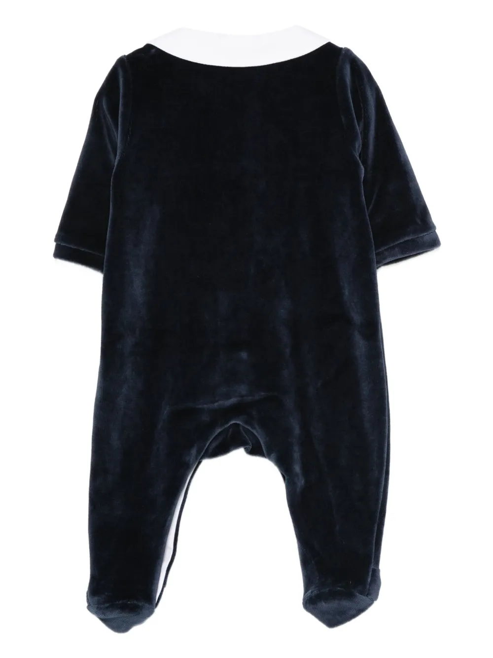 Tartine Et Chocolat velvet panelled pajamas Blauw