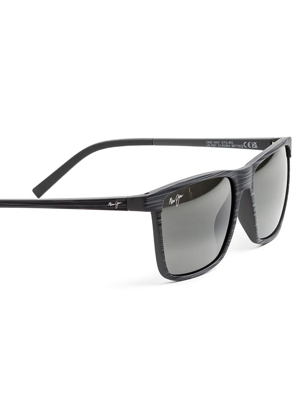Maui Jim Zonnebril met vierkant montuur Grijs