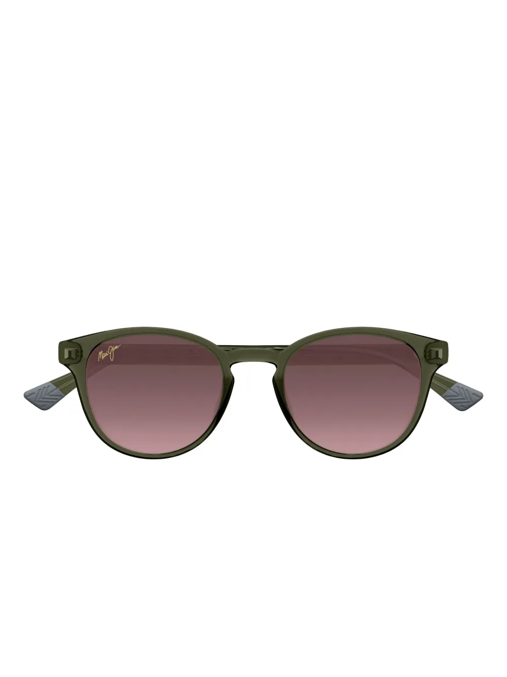 Maui Jim Hiehie round sunglasses Groen