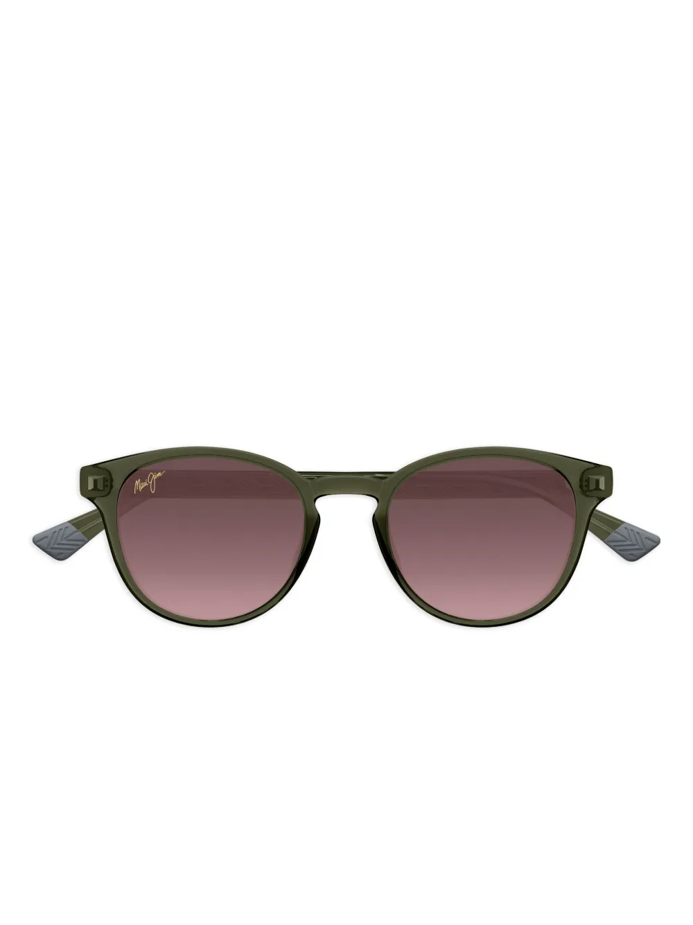 Maui Jim Hiehie zonnebril met rond montuur Groen