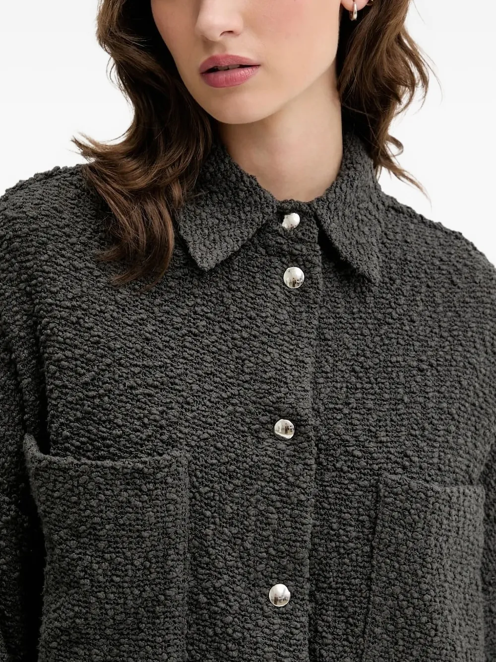 IRO Pabli textured jacket Grijs
