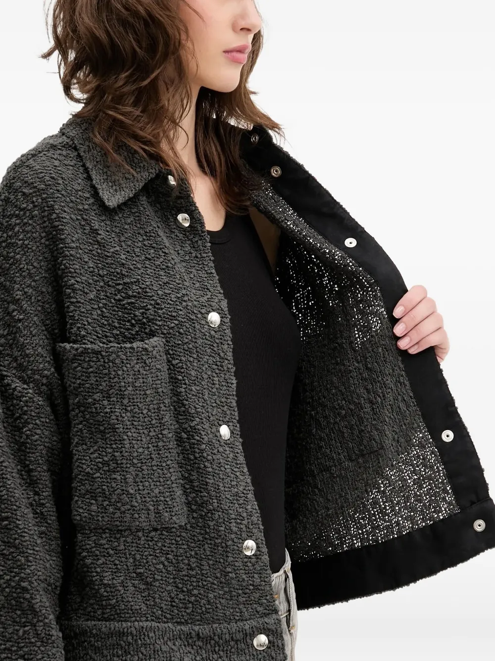 IRO Pabli textured jacket Grijs