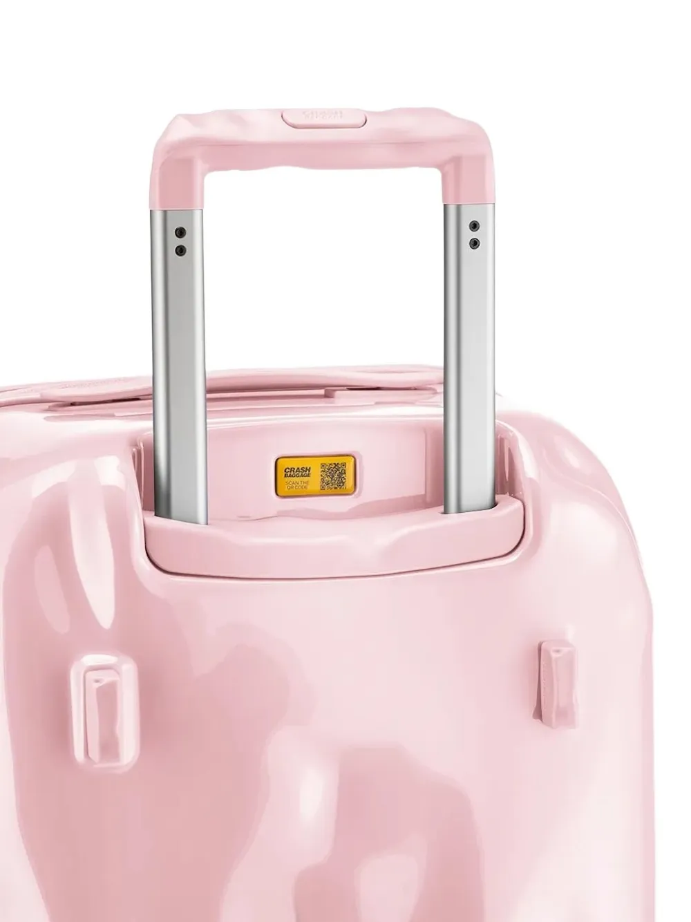 Crash Baggage Crumpled Suitcase In Pink