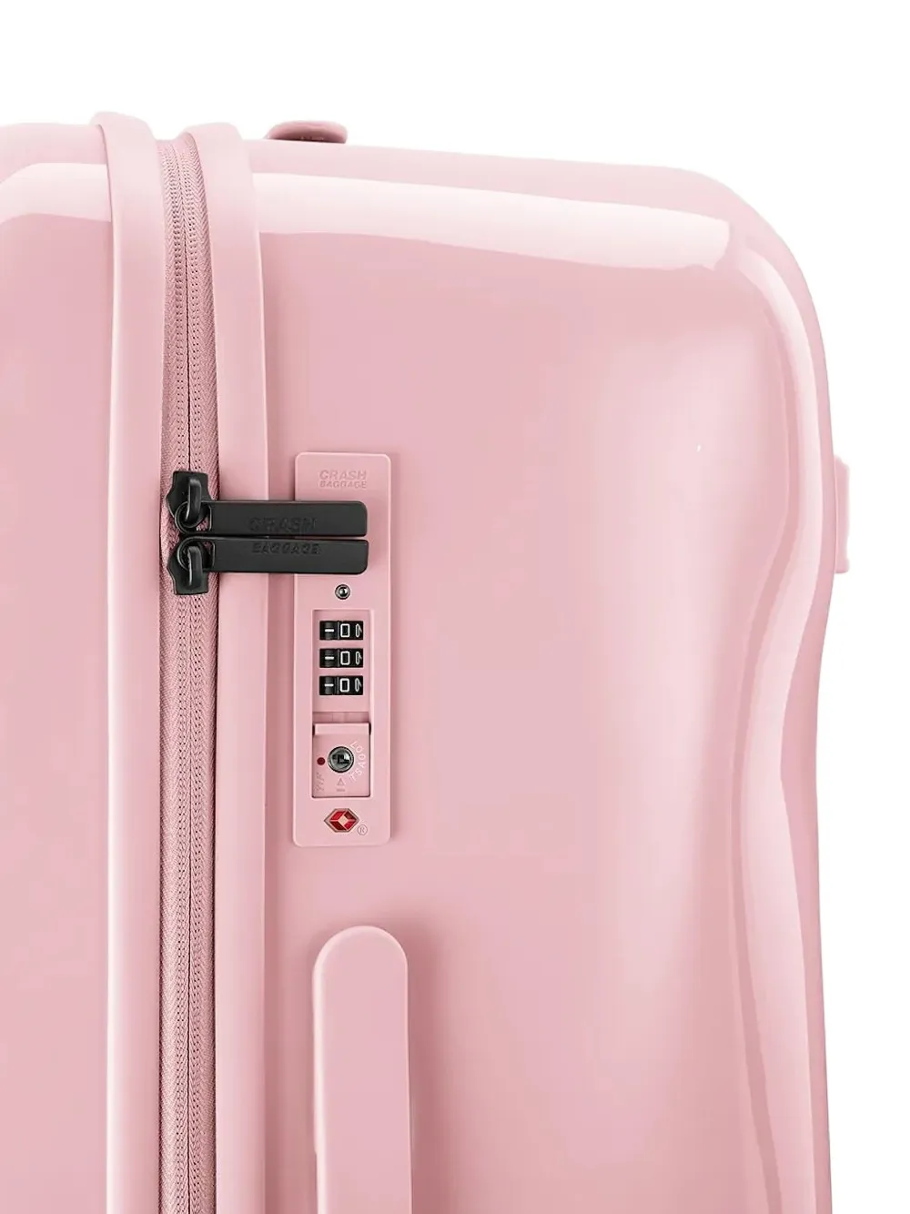 Crash Baggage Crumpled Suitcase In Pink