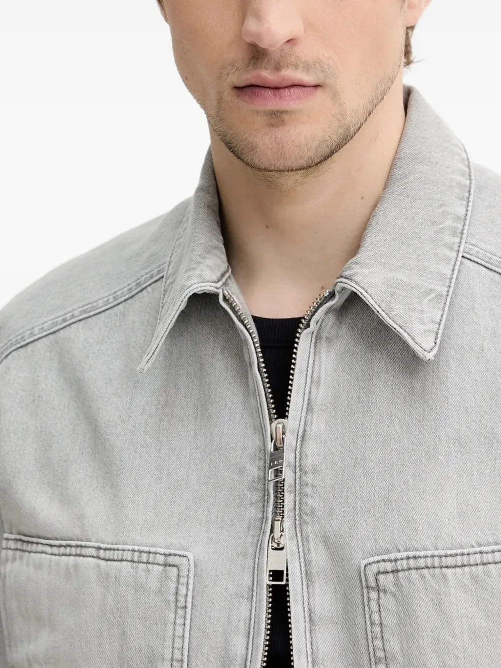 IRO Denim jack Grijs