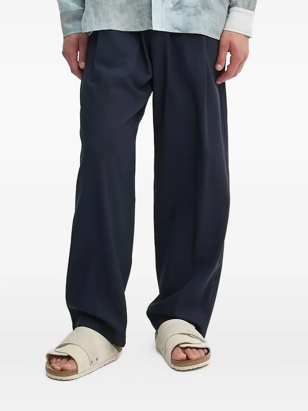Iro Elastic-waistband Trousers In Blue