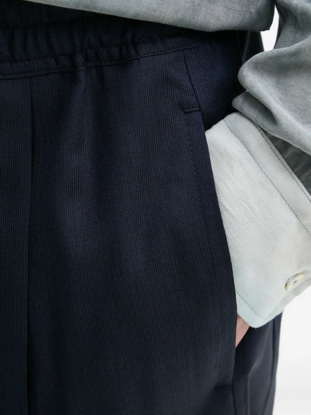 Iro Elastic-waistband Trousers In Blue