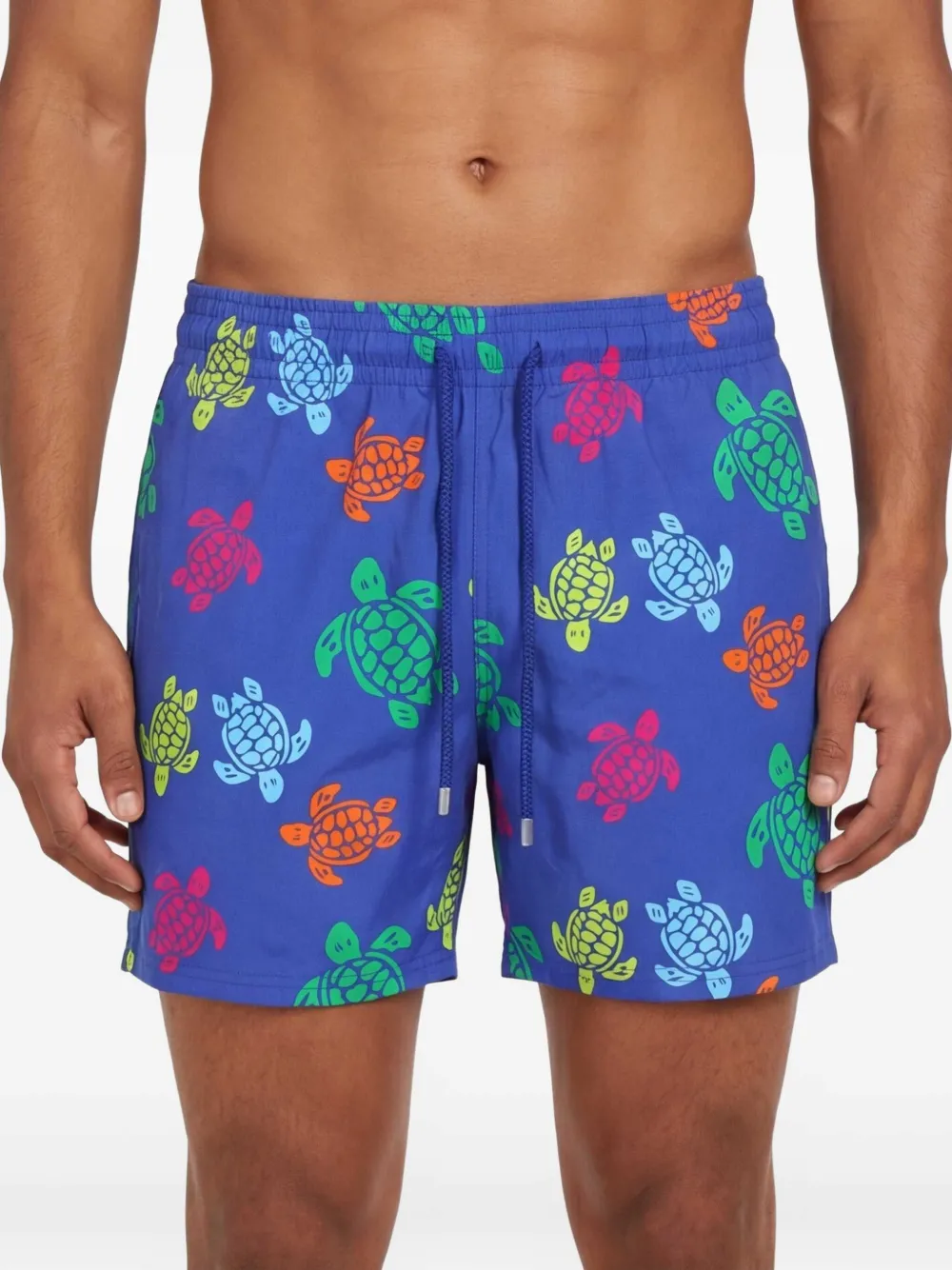 Vilebrequin Zwembroek met schildpadprint Blauw