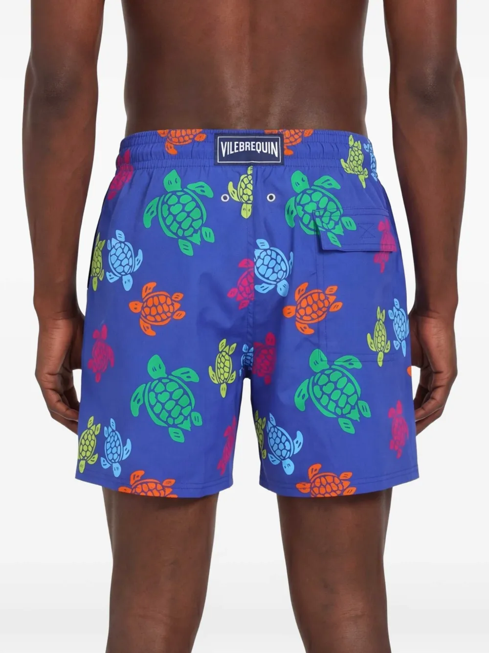 Vilebrequin Zwembroek met schildpadprint Blauw