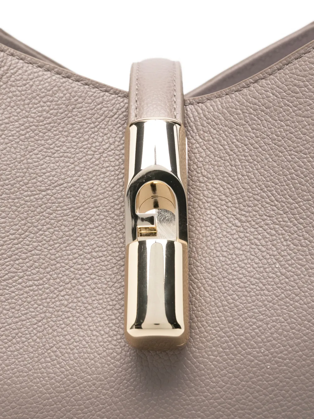 Furla Goccia grote shopper met gesp Grijs