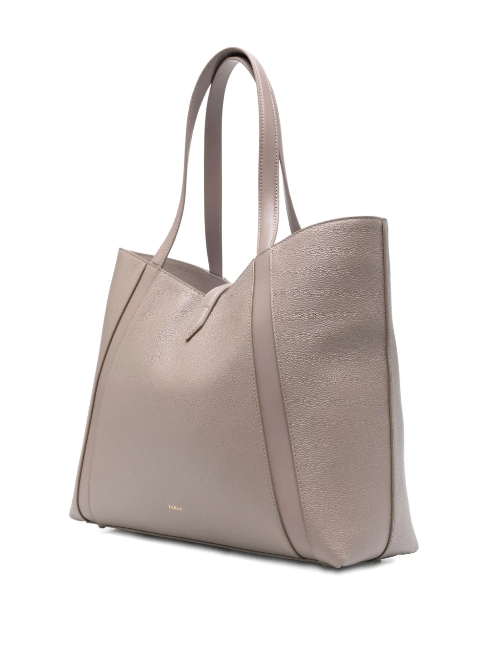 Furla Goccia grote shopper met gesp Grijs