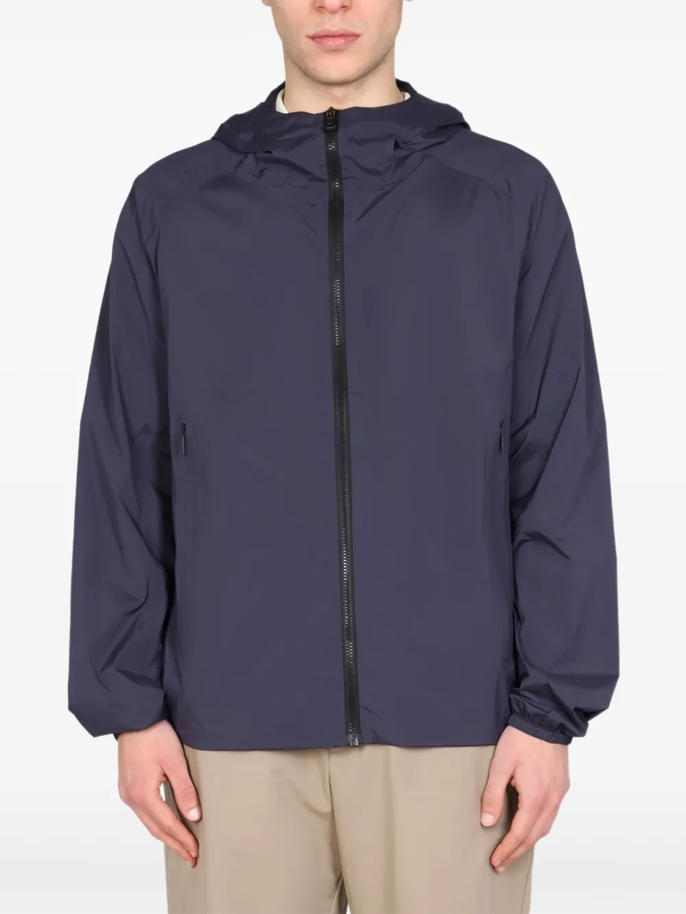 MONOBI hooded zip jacket | Blue | Image 1