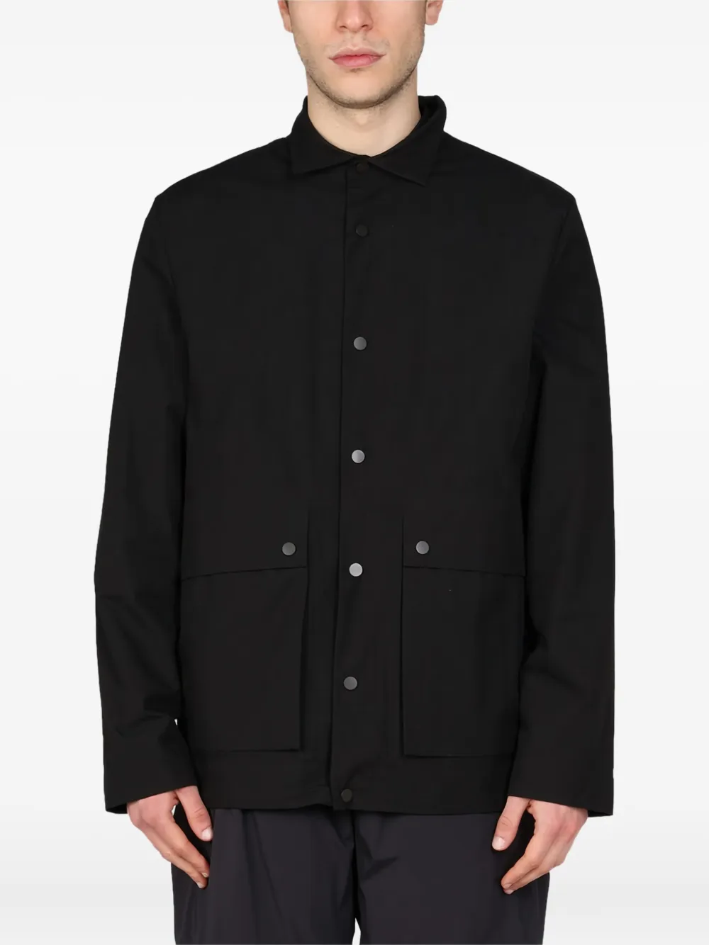 MONOBI snap-buttons jacket - Nero