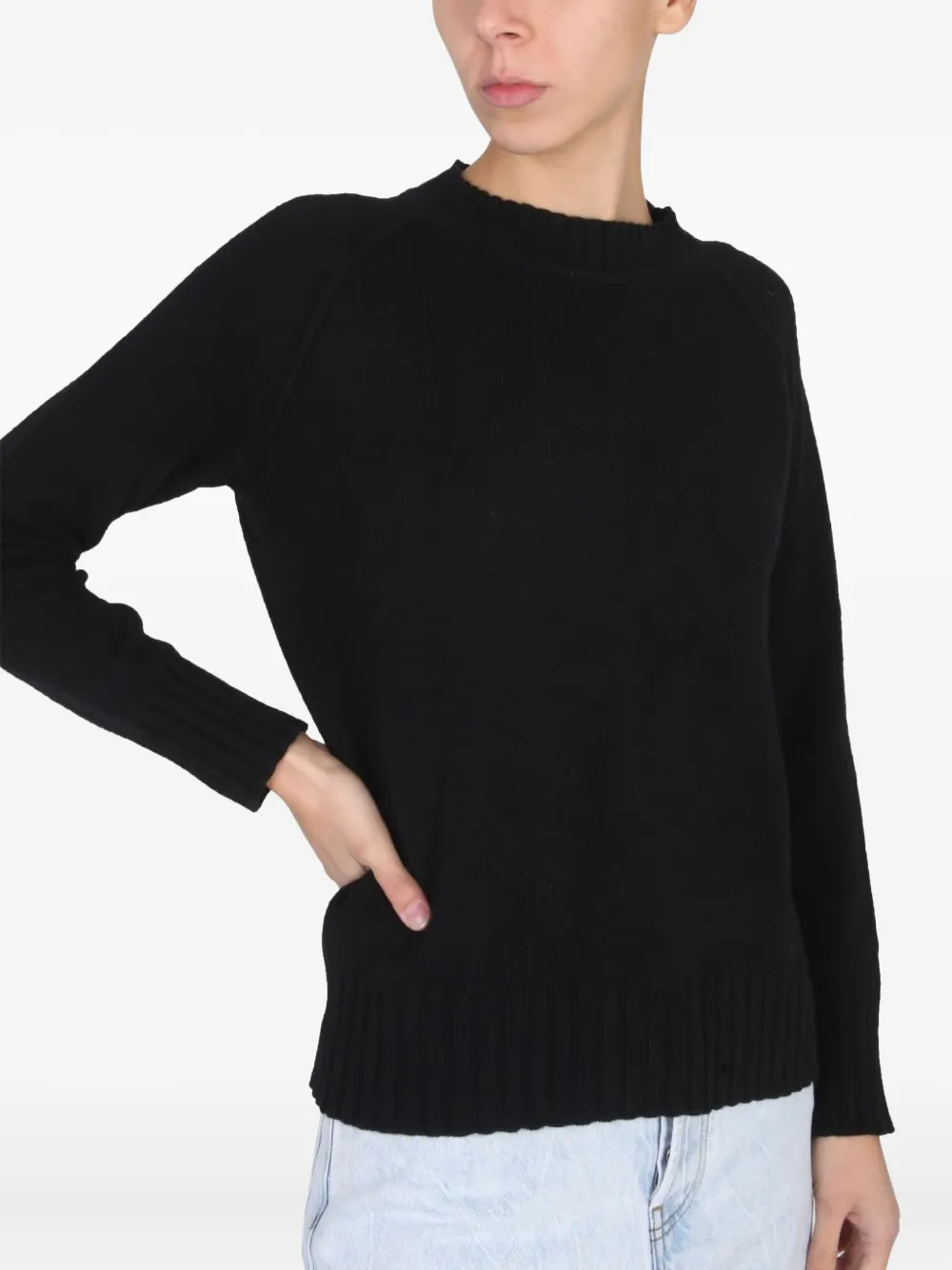 Stefano Mortari Crew-neck Sweater In Black