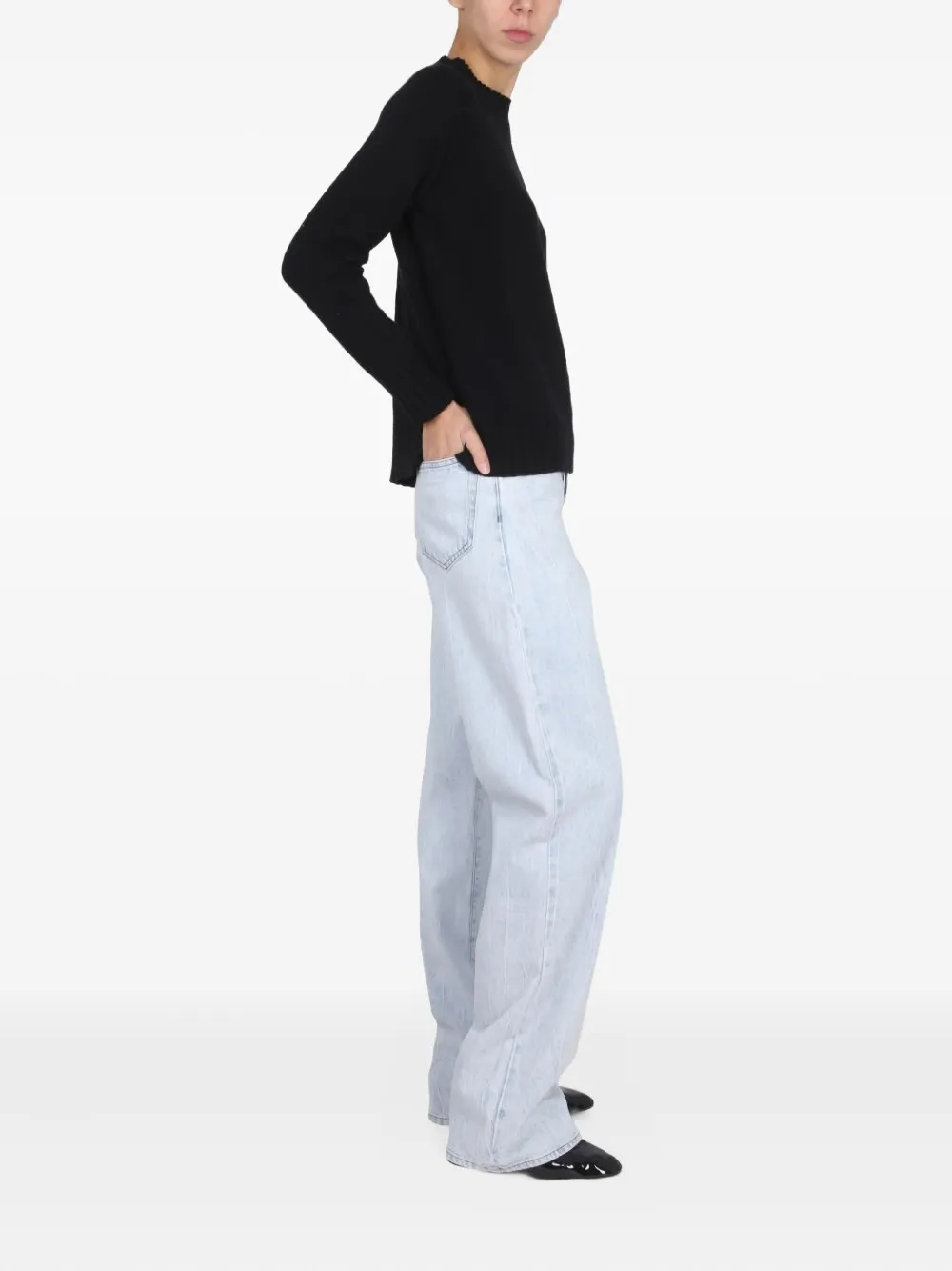 Stefano Mortari Crew-neck Sweater In Black