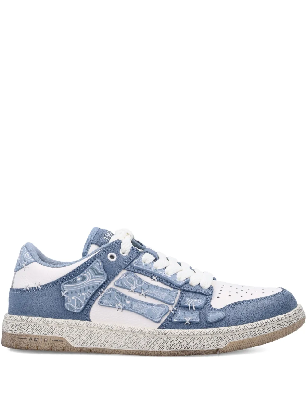 AMIRI embroidered low-top sneakers Blue