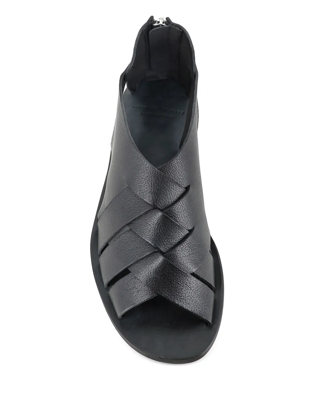 Officine Creative open-toe woven sandals Black