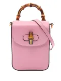 Gucci Pre-Owned 2005-2015 Mini Calfskin Bamboo Top Handle Bag satchel - Pink