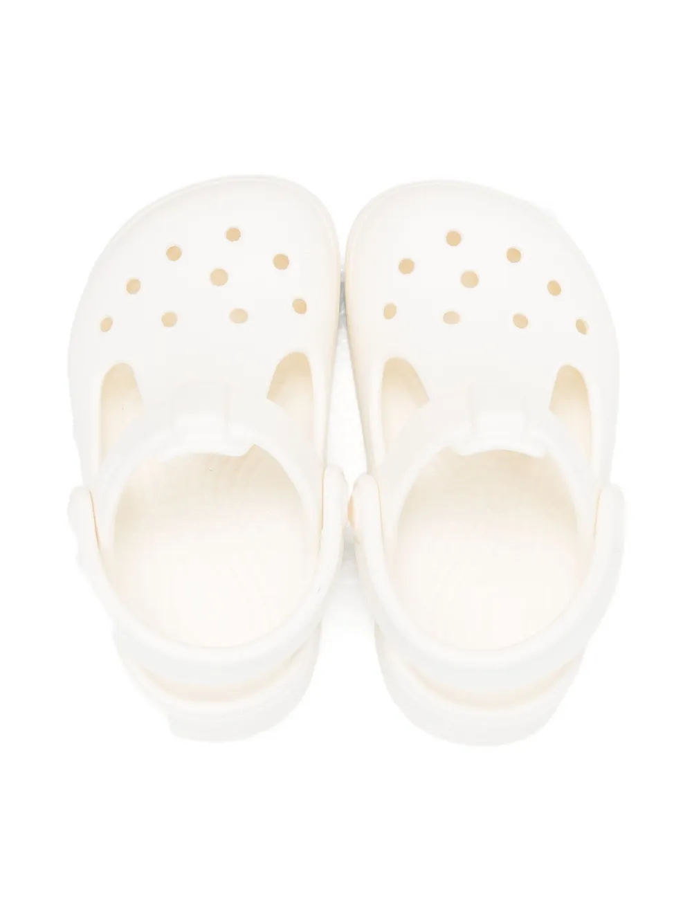 Crocs Kids Classic T Mary Jane perforated clogs Wit