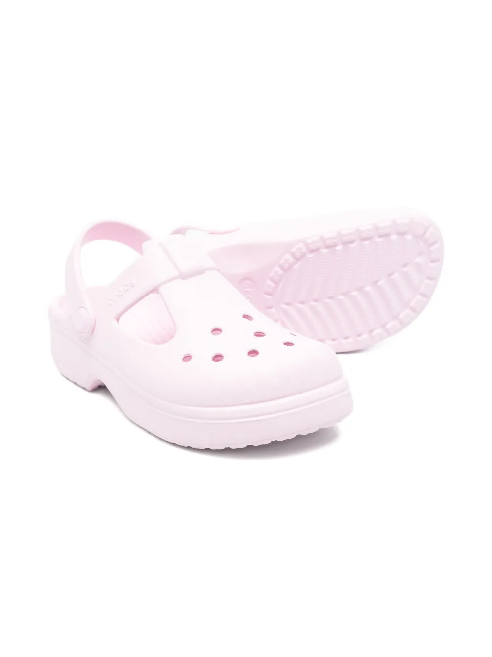 Crocs Kids Classic T Mary Jane perforated clogs | Teen Girl Shoes | Image 2