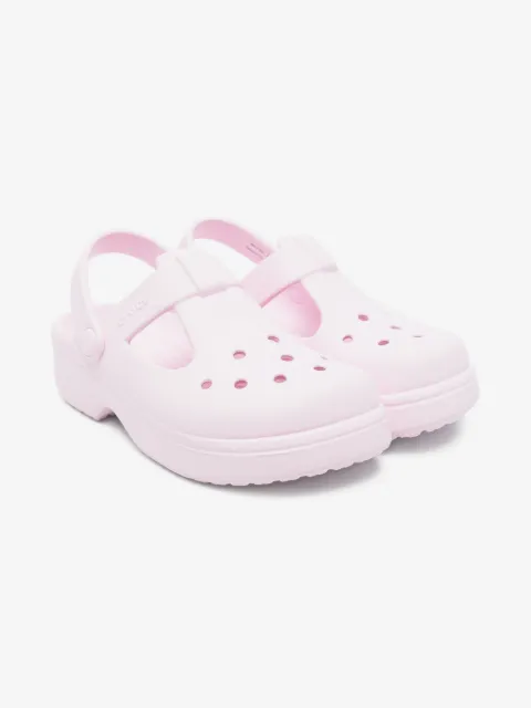 Crocs Kids Classic T Mary Jane perforated clogs