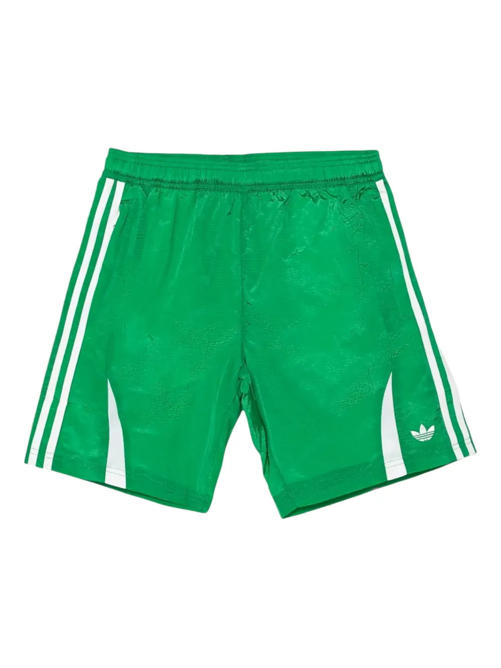Adidas Kids Gestreepte shorts met logodetail Groen