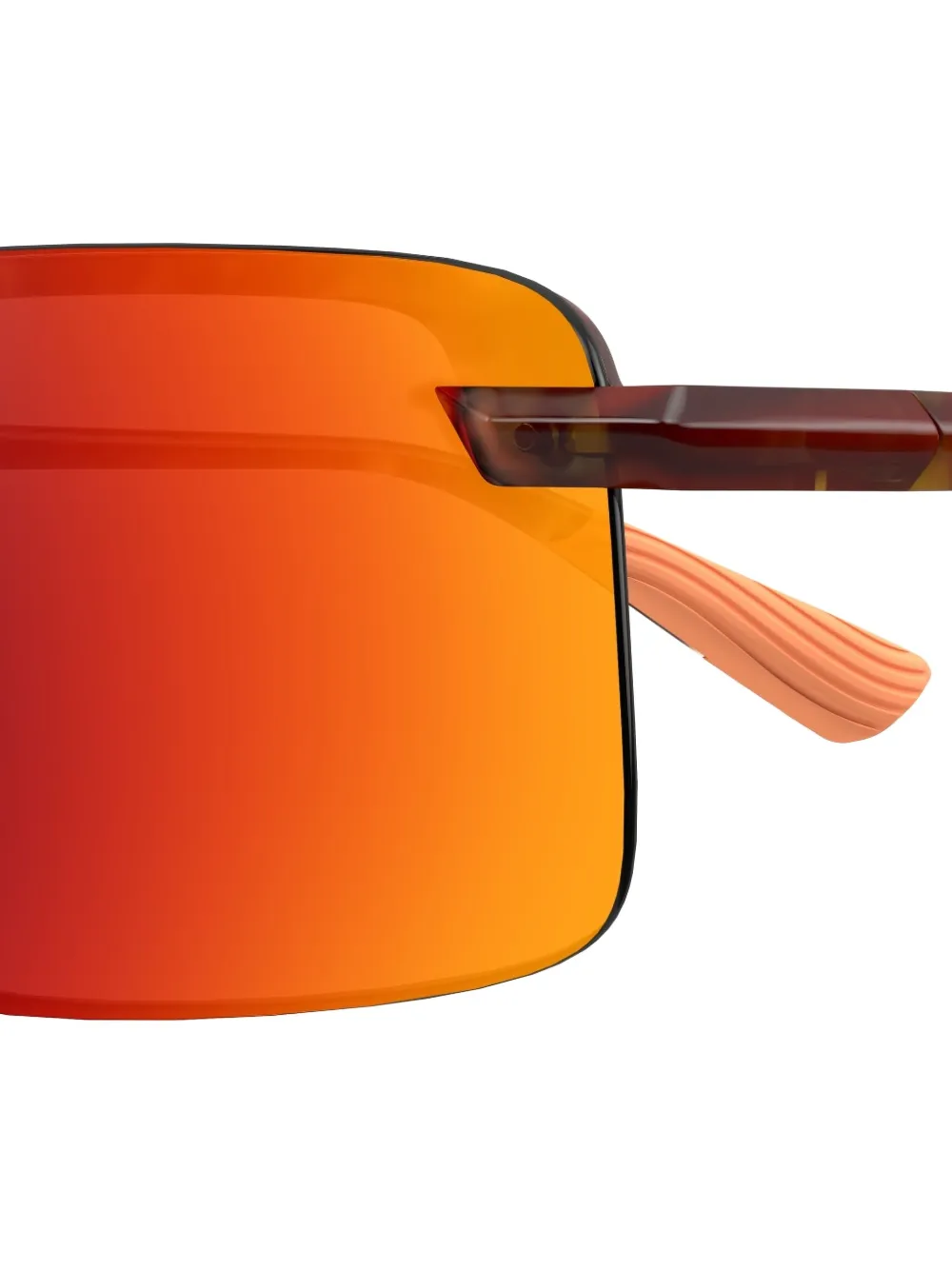 Maui Jim Laulima rectangle-frame sunglasses Bruin