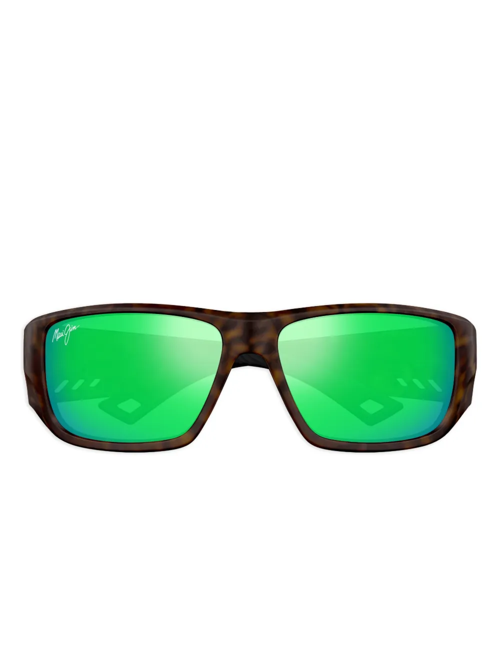 Maui Jim Zonnebril met schildpadschild-effect Bruin