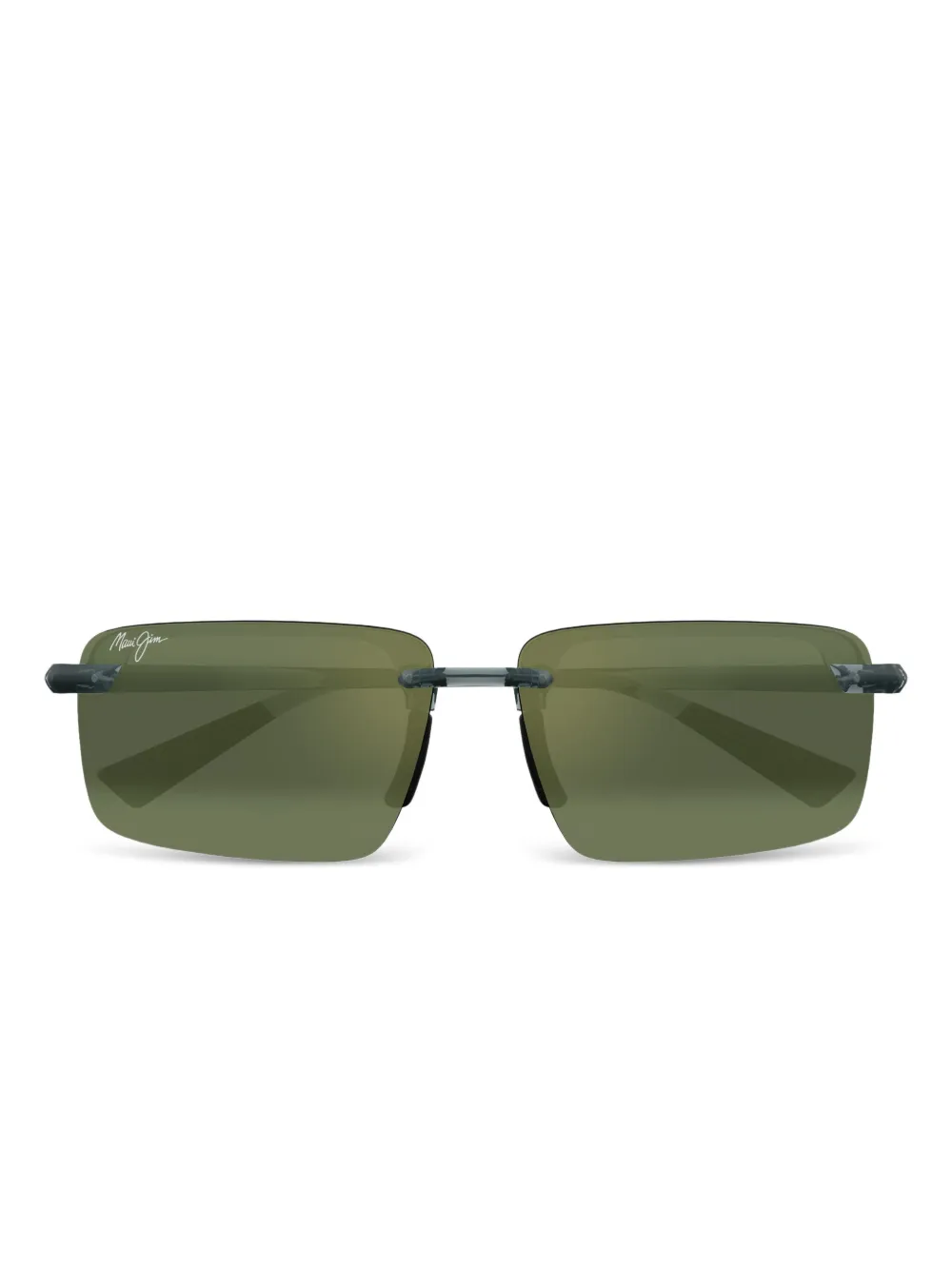 Maui Jim rectangle-frame sunglasses Groen